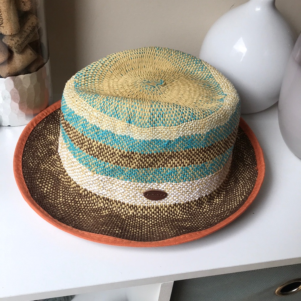 Roxy - Fedora Hat ( Multi - Color ) Straw